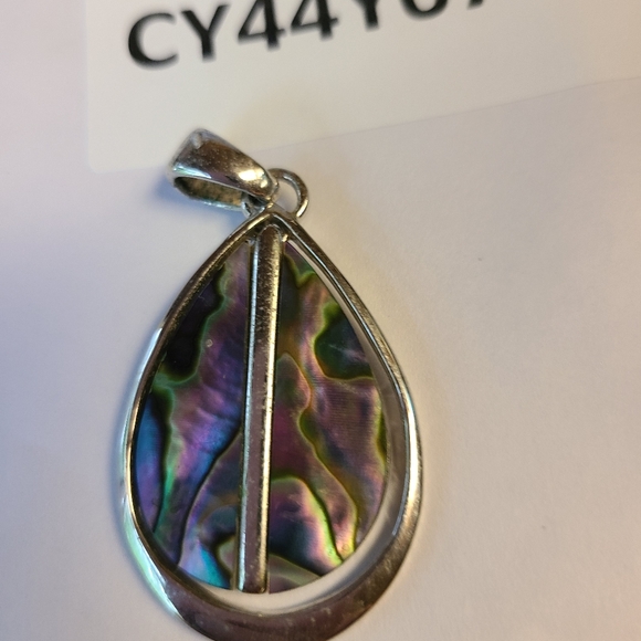 Lia Sophia Abalone Pendant Teardrop - Picture 10 of 11
